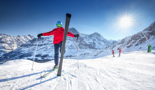 De beste skigebieden in het Berner Oberland