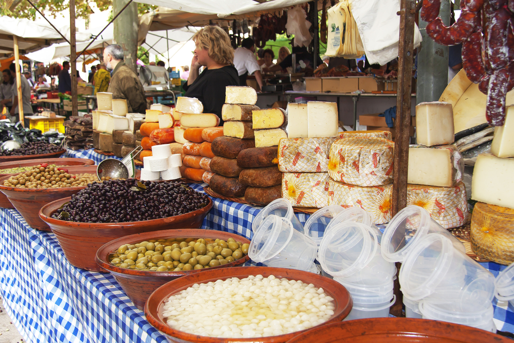 Lokale markt, Mallorca, Spanje
