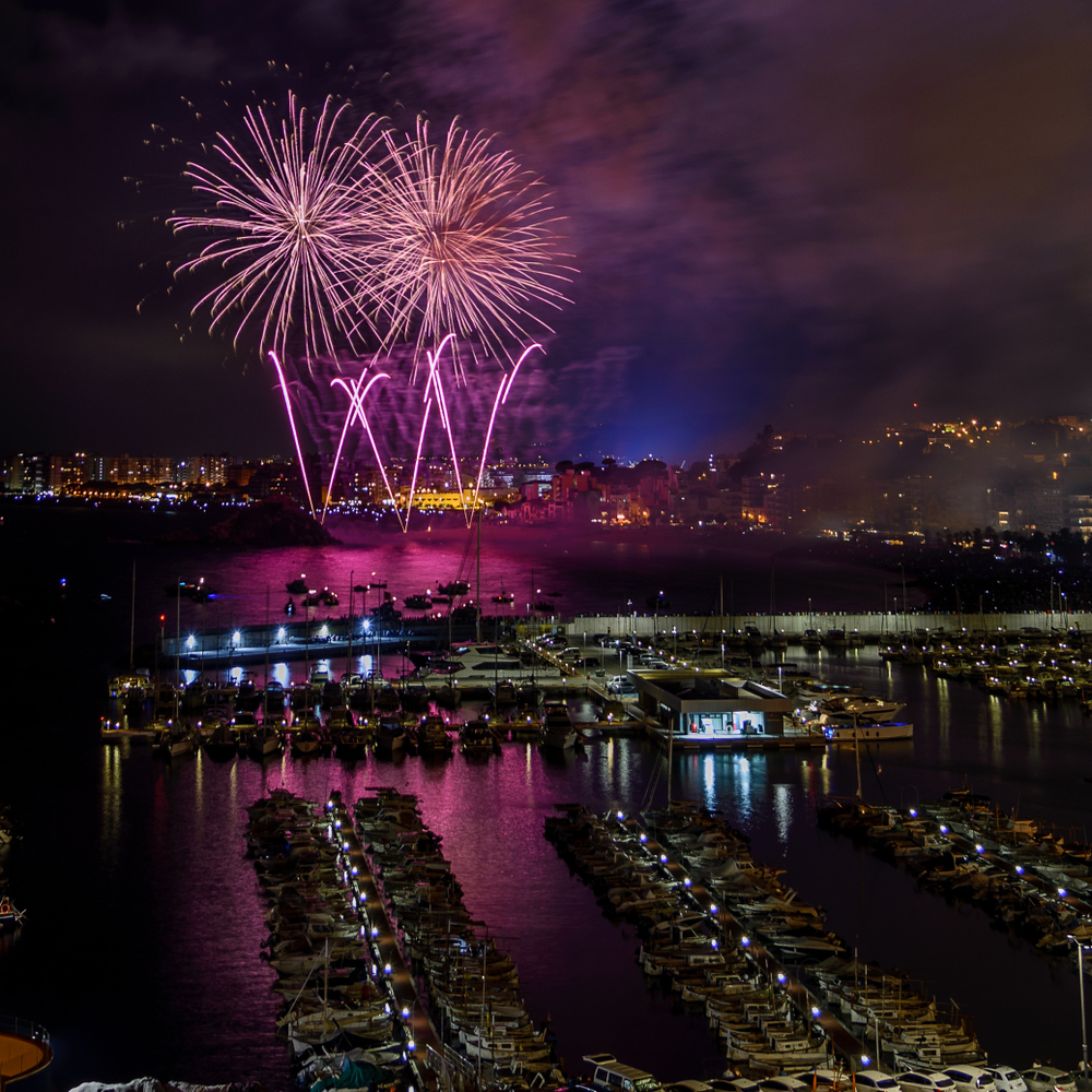 Vuurwerk in Blanes