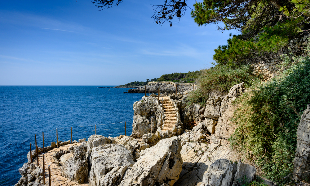 cote d'azur wandeltochten cap d'antibes