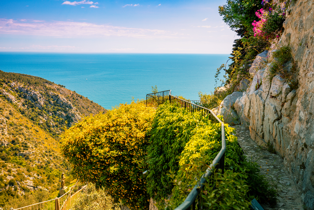 cote d'azur wandeltochten sentier de nietzsche