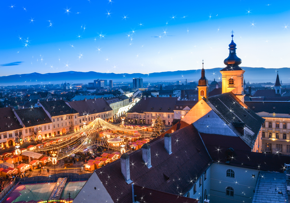 Kerstmarkt Sibiu, Transsylvanië